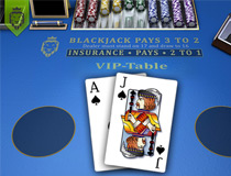 Das Spiel Blackjack VIP Table von Löwen Play.