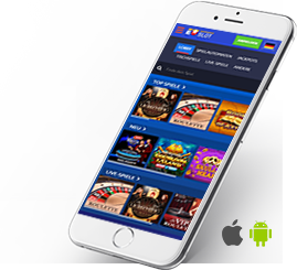 Die mobile Euslot Web-App ist sowohl für iOS als auch für Android verfügbar.