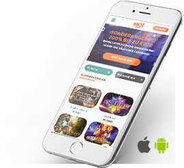 Die mobile MoiCasino Web-App ist sowohl für iOS als auch für Android verfügbar.